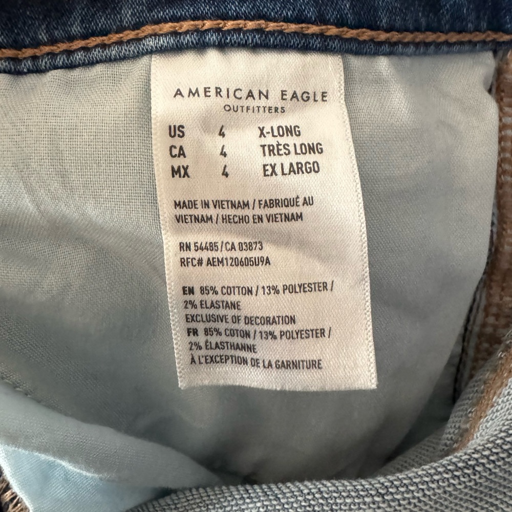 AE Next Level High-Waisted Jegging Size 4 X-Long - Picture 4 of 4